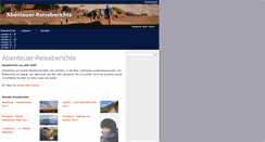 Desktop Screenshot of abenteuer-reiseberichte.de